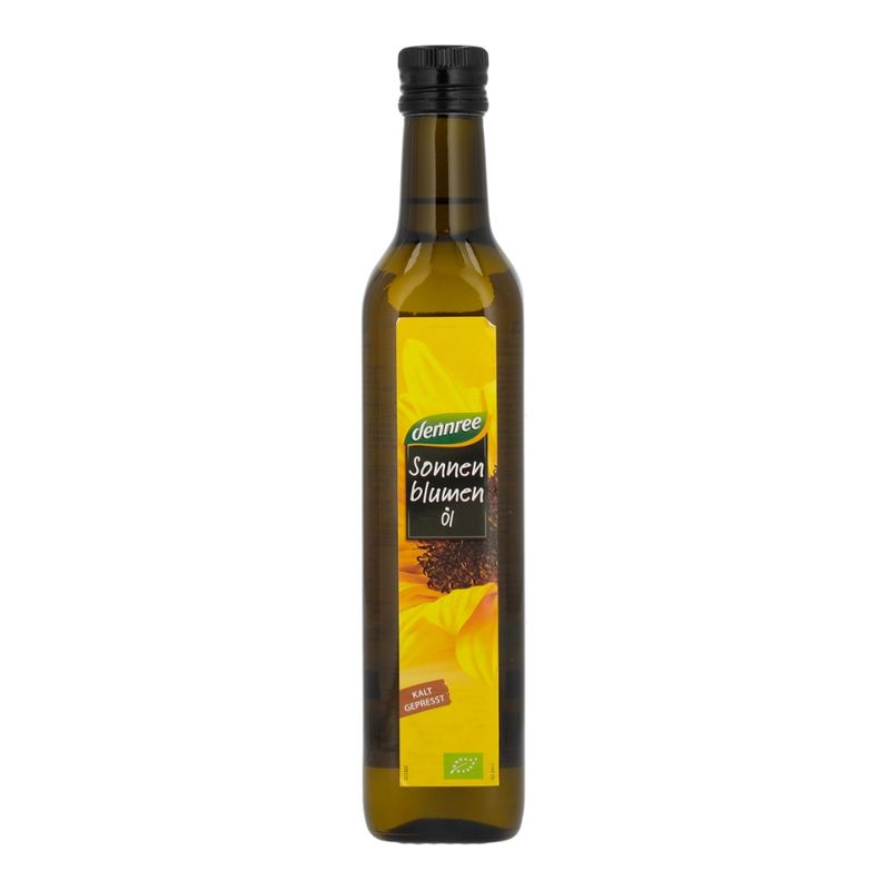 dennree Sonnenblumenöl nativ, kalt gepresst - Produktbild