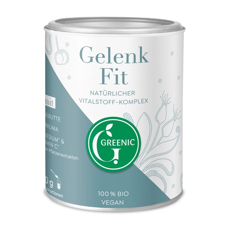 Greenic Gelenk Fit, Trinkpulver Mischung, natürlicher Vitalstoff -Komplex - Produktbild