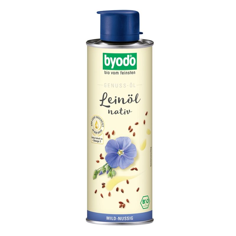 Byodo Byodo High quality linseed oil, cold pressed 250ml - Produktbild