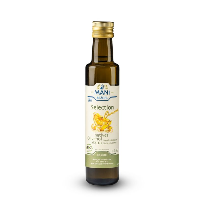 MANI® MANI natives Olivenöl extra mit Zitrone, bio - Produktbild