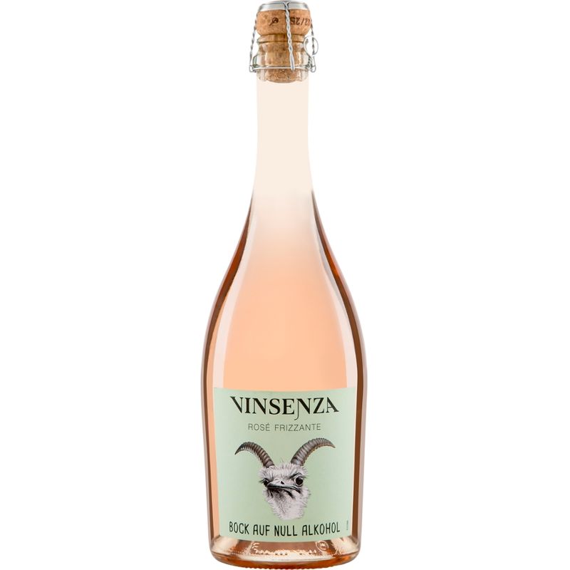 Riegel Eigenmarke VINSENZA Rosé Frizzante alkoholfrei - Produktbild