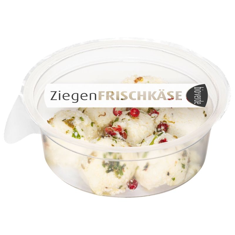 bio-verde Prepack Ziegenfrischkäse mit Kräuter 70 g - Produktbild