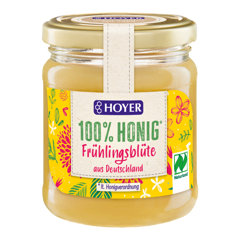 HOYER Frühlingsblütenhonig NATURLAND - Produktbild