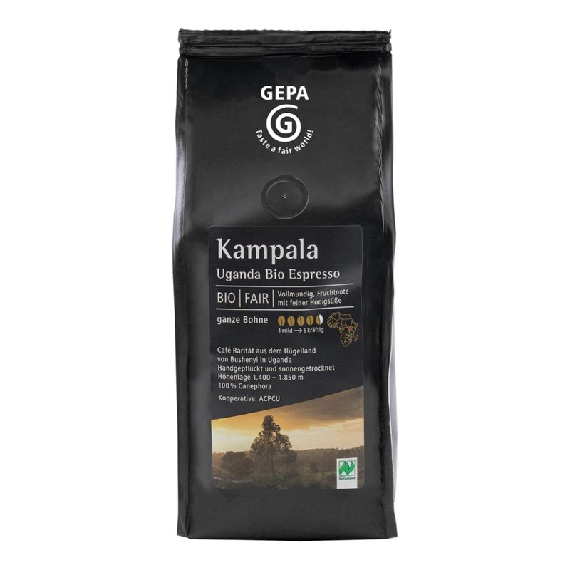 GEPA - The Fair Trade Company Uganda Bio Espresso Kampala Bohne - Produktbild