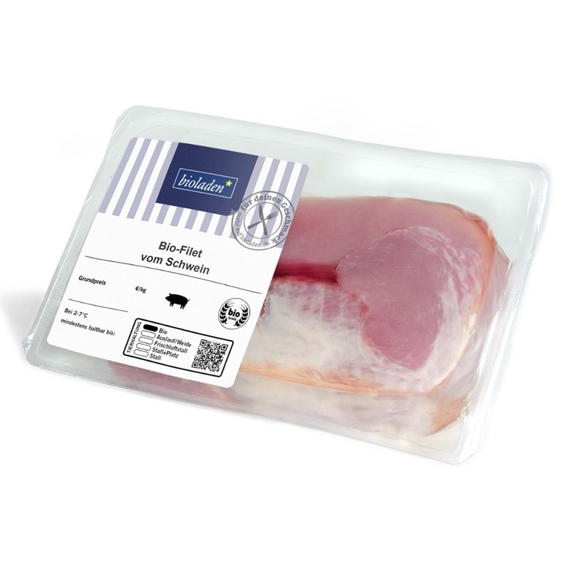 bioladen Filet vom Schwein, 1 Stück - Produktbild