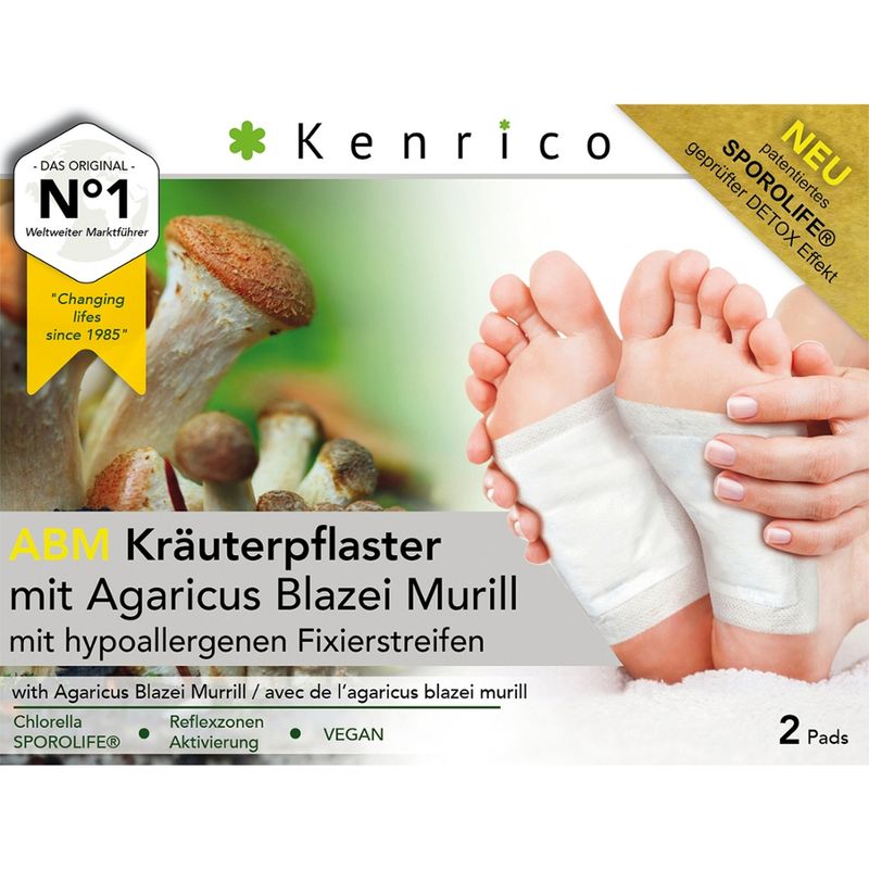 Kenrico ABM Kräuterpflaster mit Agaricus Blazei Murill (2 Stk) - Produktbild