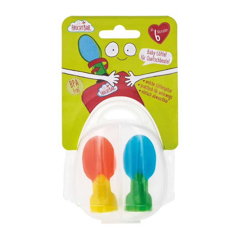 FruchtBar  Baby-Löffel für Quetschbeutel (Doppelpack) - Produktbild