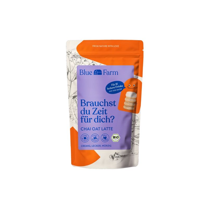 Blue Farm Blue Farm Chai Oat Latte mit Vitalpilz Reishi - Produktbild