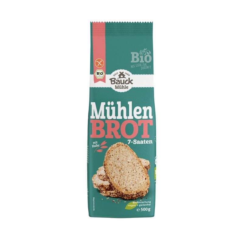 Bauck Mühle Mühlenbrot glutenfrei Bio - Produktbild
