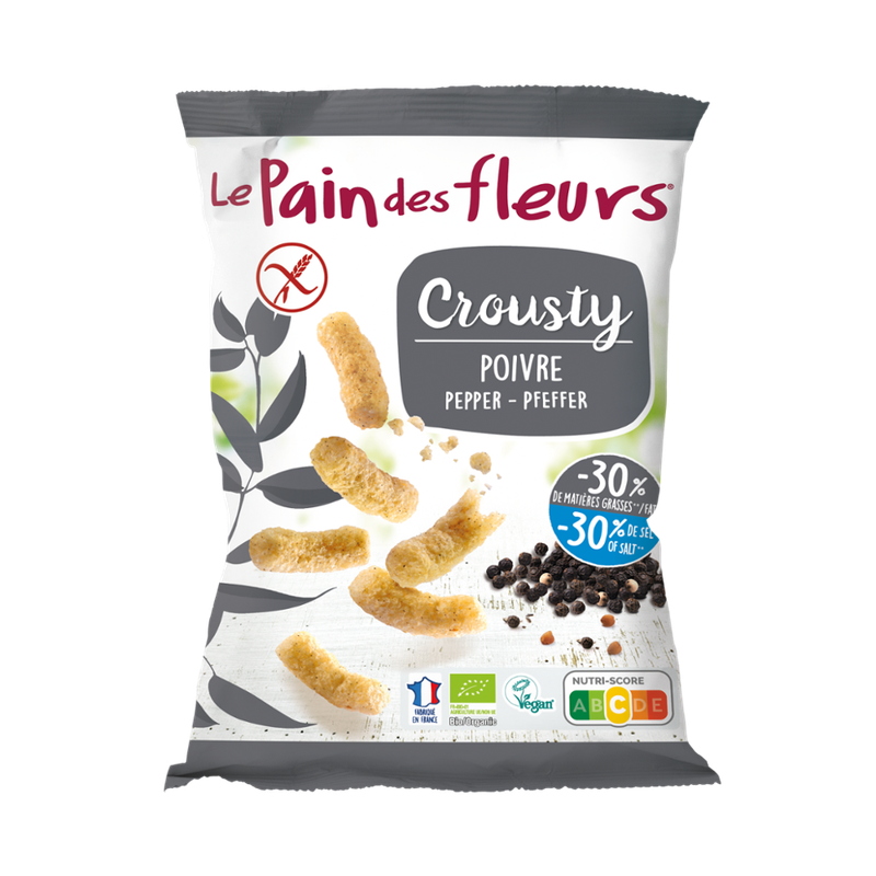 Blumenbrot Crousty aus Buchweisen mit Pfeffer - Produktbild