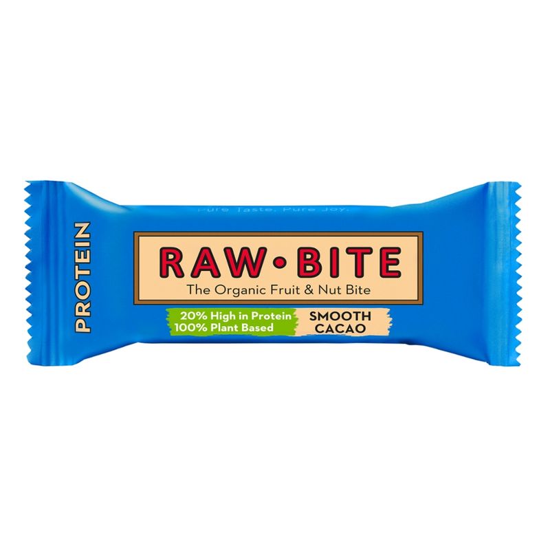 Raw Bite Fruchtriegel Protein Smooth Cacao 45g - Produktbild