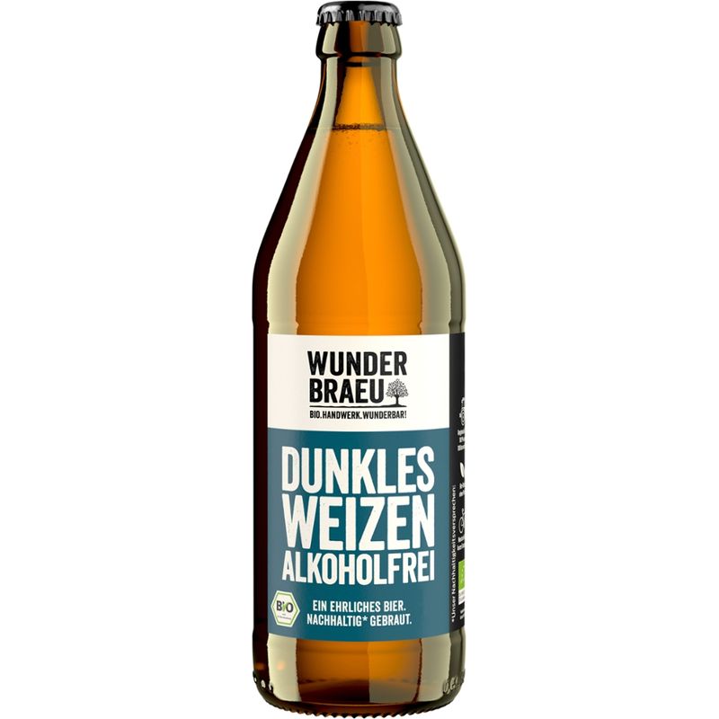 WUNDERBRAEU WUNDERBRAEU dunkles Weizen alkoholfrei BIO - Produktbild