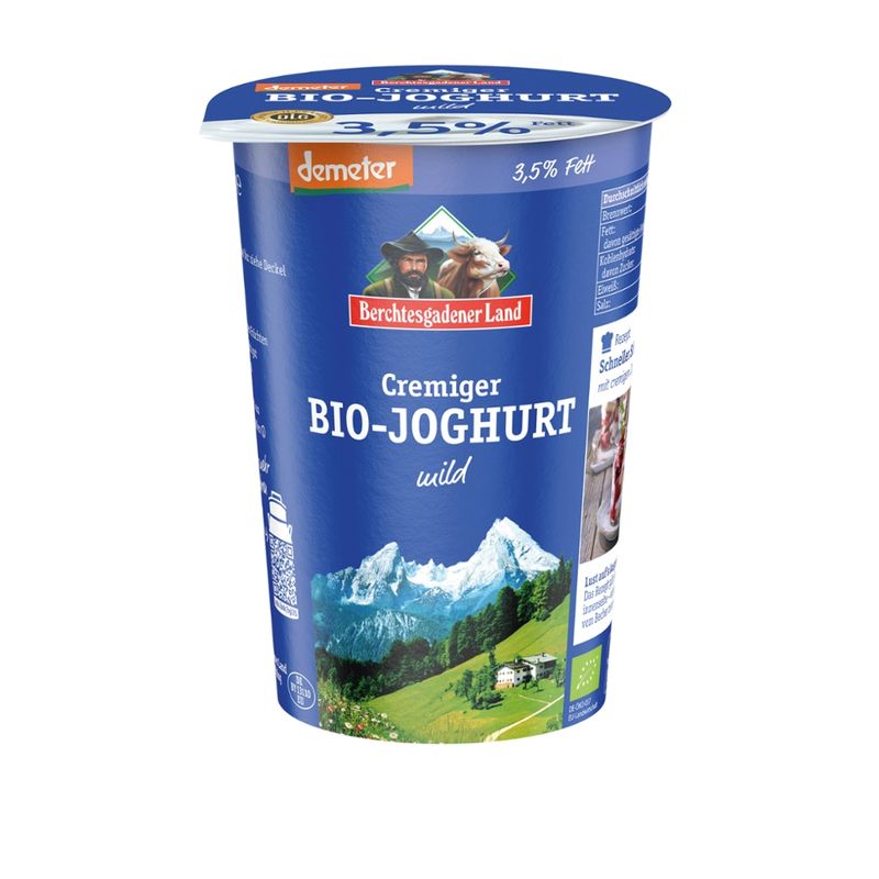 Berchtesgadener Land Bio Bio-Joghurt mild 3,5% Fett Demeter - Produktbild