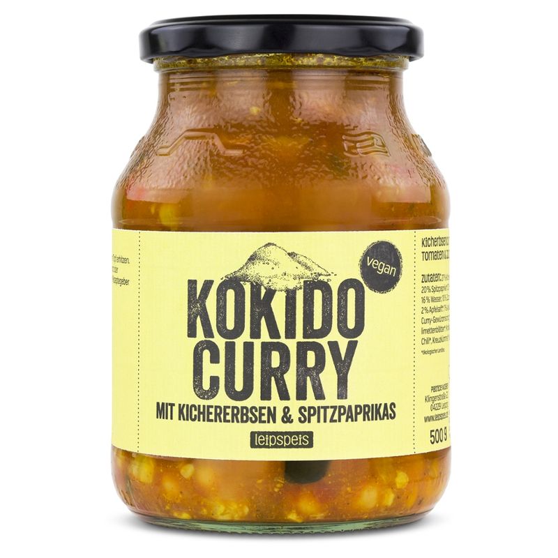 leipspeis Bio-Kokido Curry 500g im Mehrwegglas - Produktbild