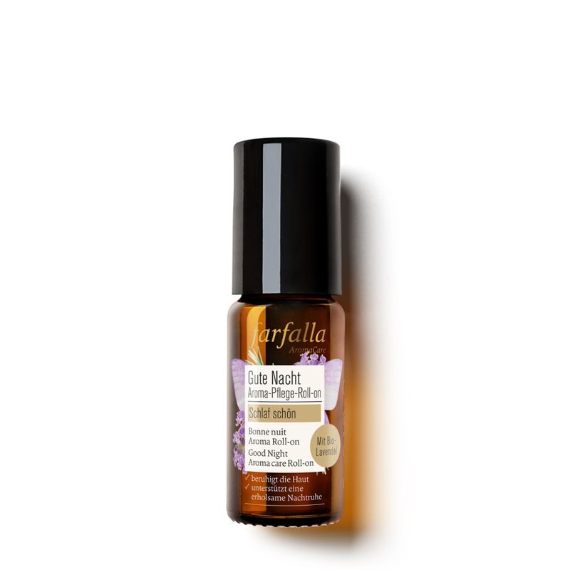 farfalla Gute Nacht Aroma-Pflege-Roll-on, Schlaf schön, 10ml - Produktbild