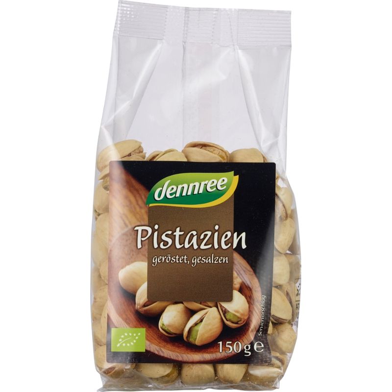 dennree Pistazien in der Schale, geröstet, gesalzen - Produktbild