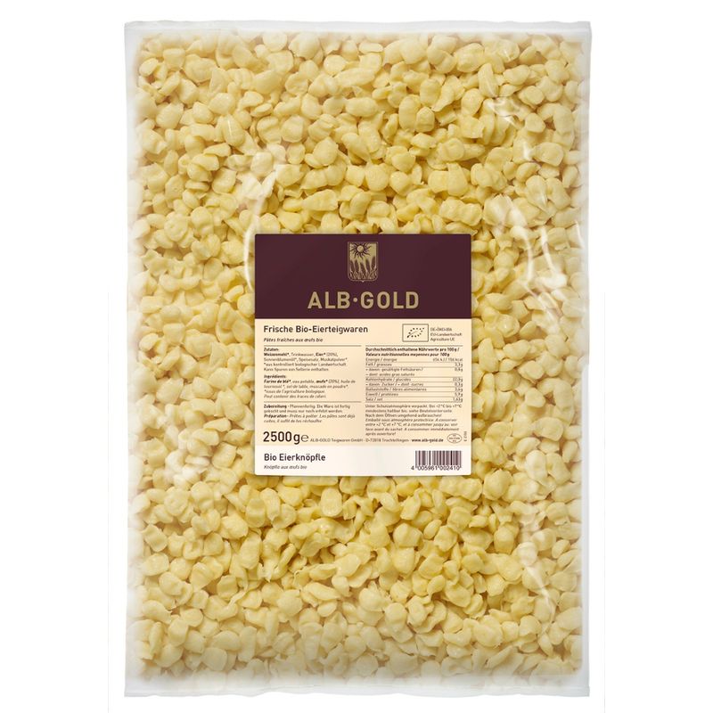 ALB-GOLD AG Bio Eierknöpfle (frisch) 4 x 2,5 kg - Produktbild