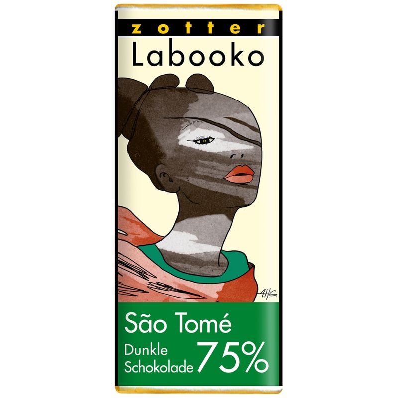 Zotter Schokolade Labooko Mini  75% Sao Tome - Produktbild