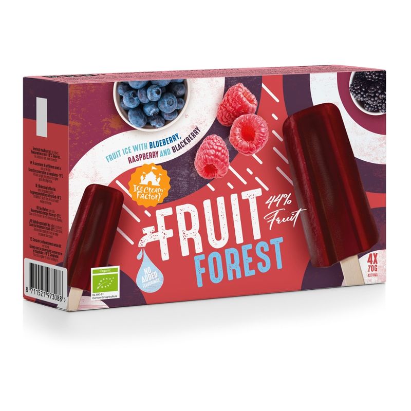 Ice Cream Factory Forest fruits multipack - Produktbild