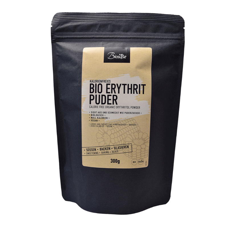 Biosüße BioSüße Powder kalorienfreie Zuckeralternative Bio Erythrit 300g Bag - Produktbild