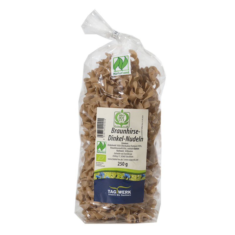TAGWERK Braunhirse-Dinkelnudeln Biohof Lex - Produktbild