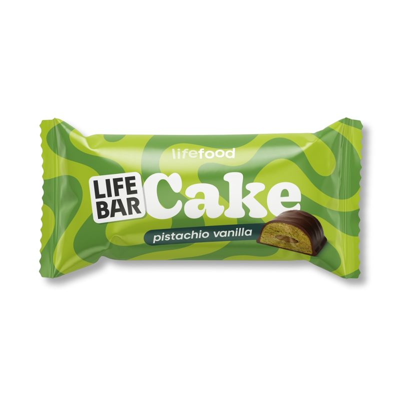 Lifefood  Lifebar Cake Pistachio Vanilla BIO - Produktbild