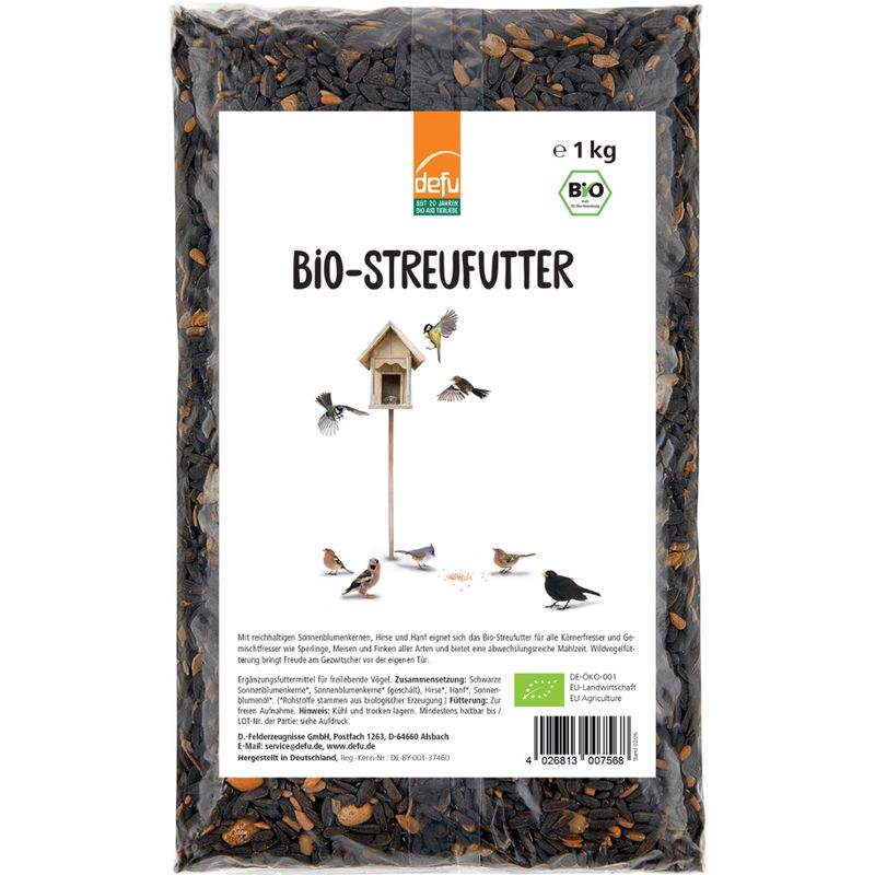 defu - Das Tierfutter vom Bio-Bauern Vogel Bio-Streufutter - Produktbild