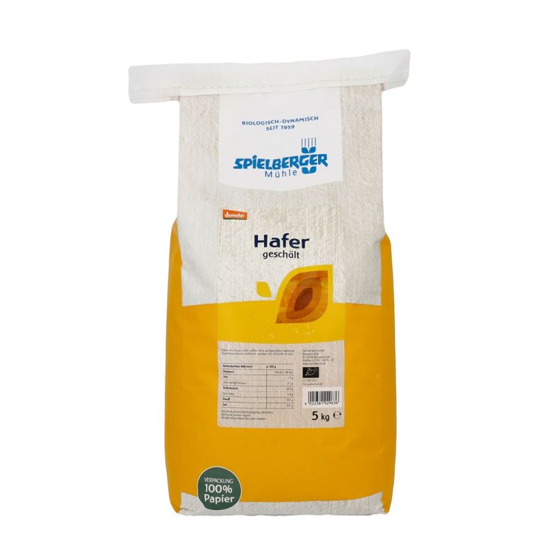 Spielberger Mühle Hafer, geschält, demeter – für Familien & Vorrat - Produktbild