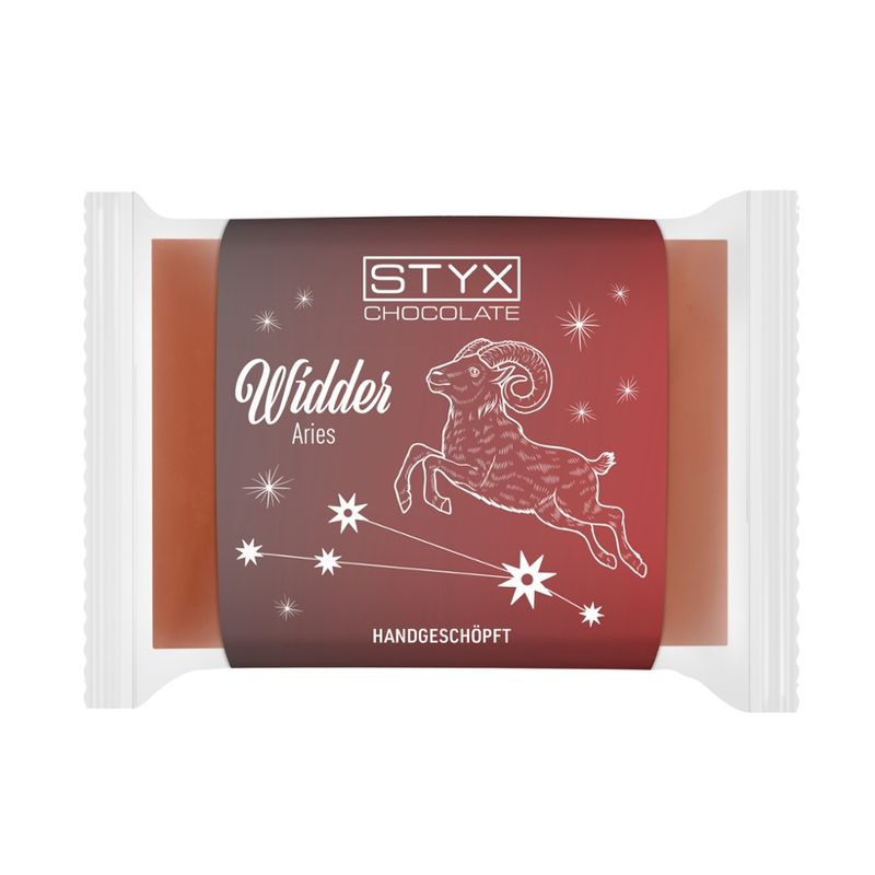Styx Naturcosmetic BIO Feinste Vollmilchschokolade 50g Sternzeichen Widder - Produktbild