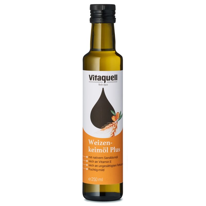 Vitaquell Weizenkeim-Öl Plus mit nativem Sanddornöl - Produktbild