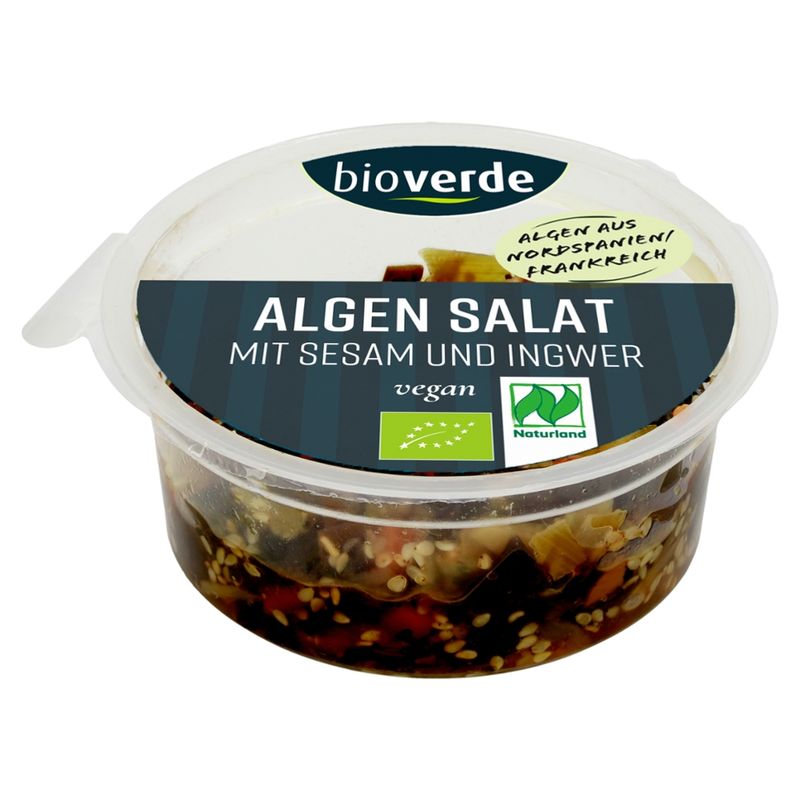 bio-verde Algen Salat mit Sesam und Ingwer NATURLAND 100 g - Produktbild