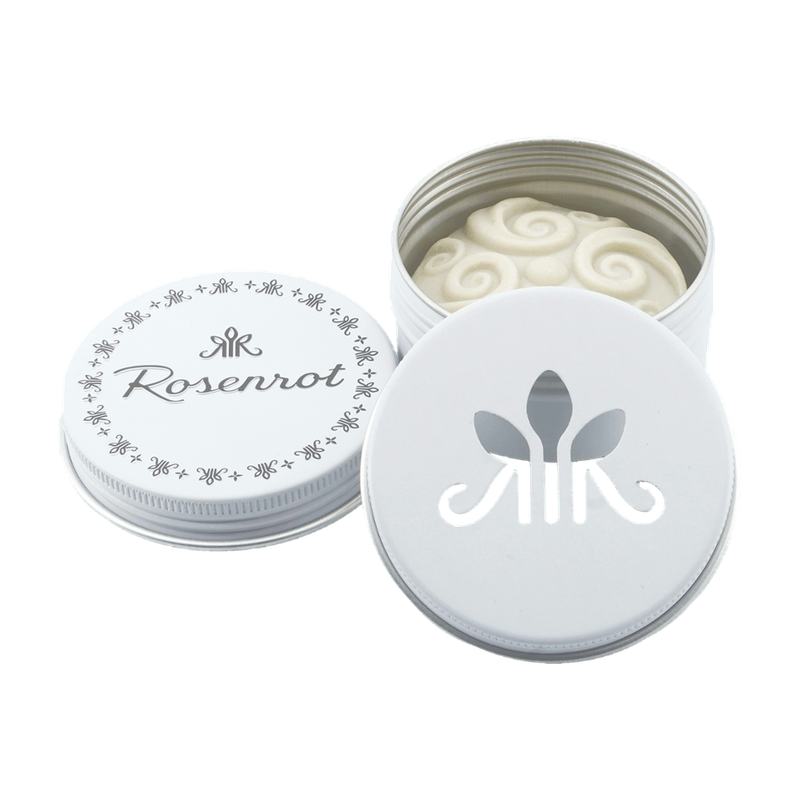 Rosenrot Naturkosmetik Bitbox Weiß- mit beiden Deckeln - Produktbild