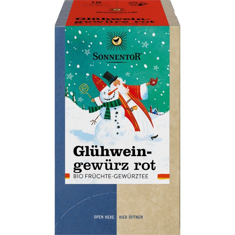 Sonnentor Glühweingewürz rot, Doppelkammerbeutel - Produktbild