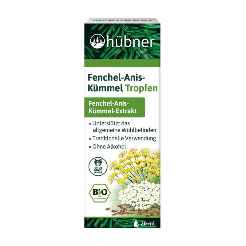 Hübner hübner® Fenchel-Anis-Kümmel Tropfen - Produktbild