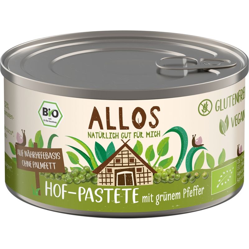 Allos Hof-Pastete mit grünem Pfeffer - Produktbild