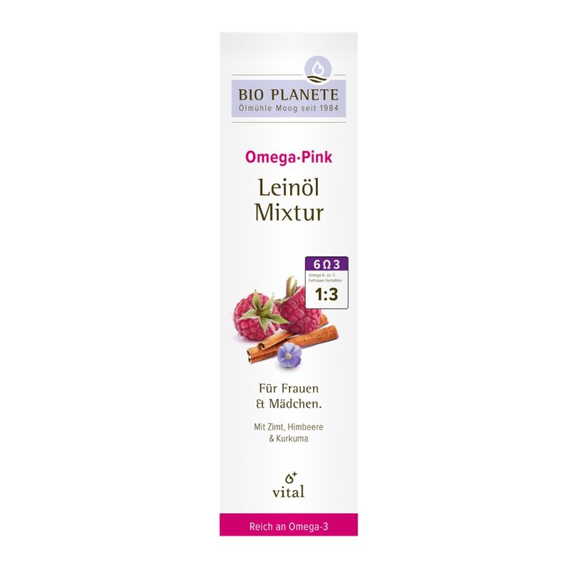BIO PLANÈTE Omega Pink Leinöl-Mixtur - Produktbild