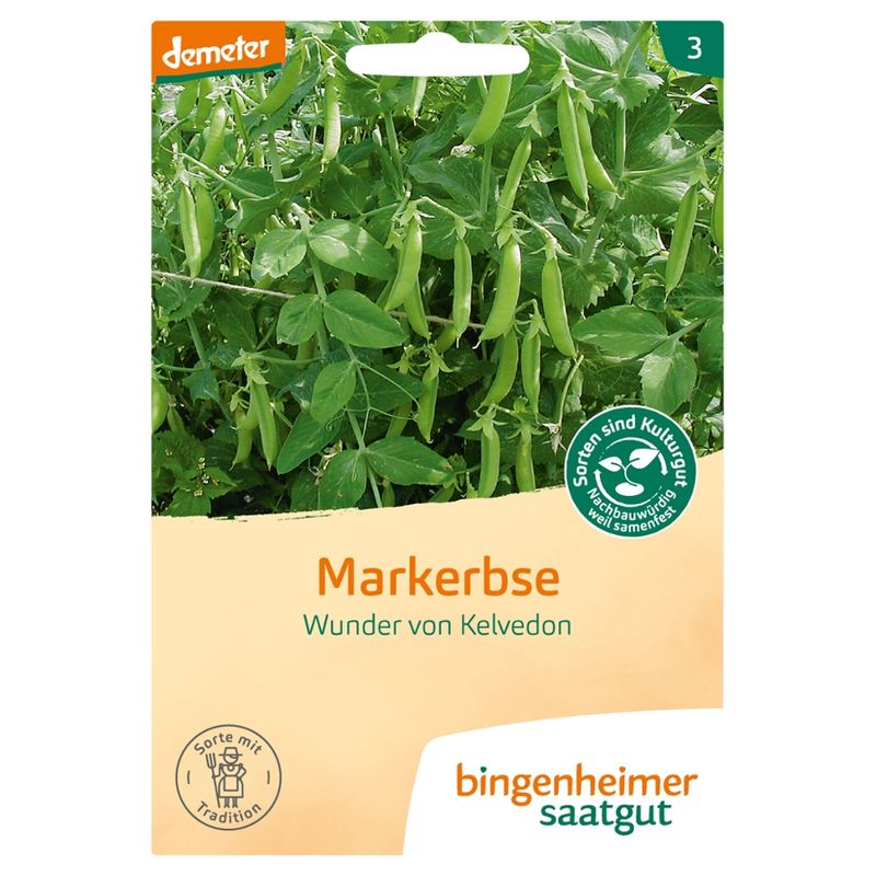 Bingenheimer Saatgut Wunder von Kelvedon - Markerbse (Saatgut) - Produktbild