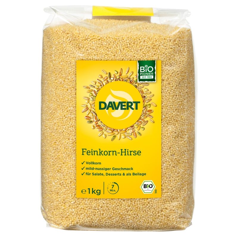 Davert Feinkorn-Hirse 1kg - Produktbild