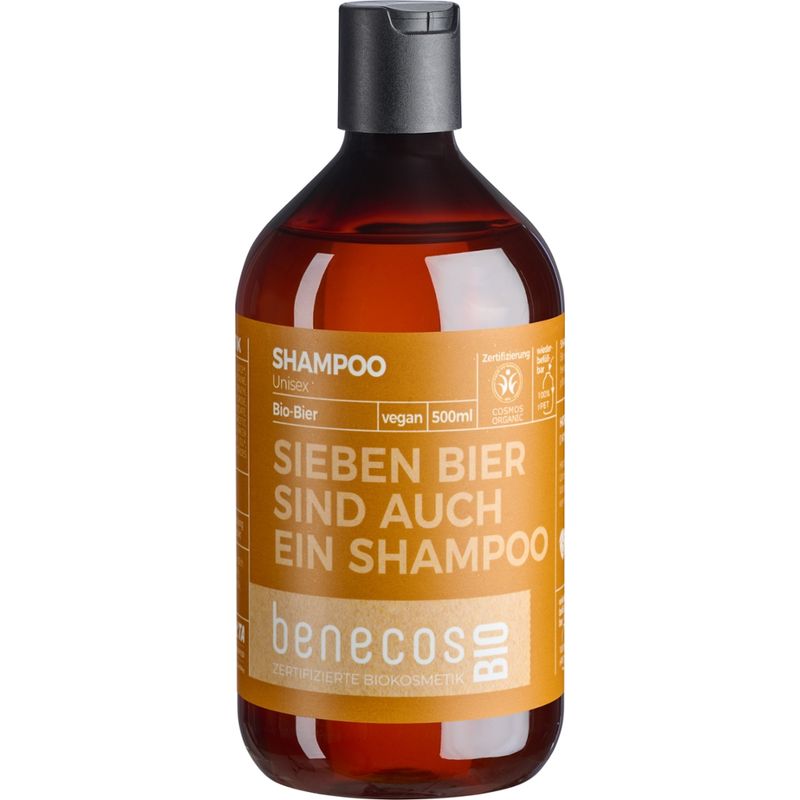 benecos benecosBIO Shampoo Unisex BIO-Bier - SIEBEN BIER SIND AUCH EIN SHAMPOO - Produktbild