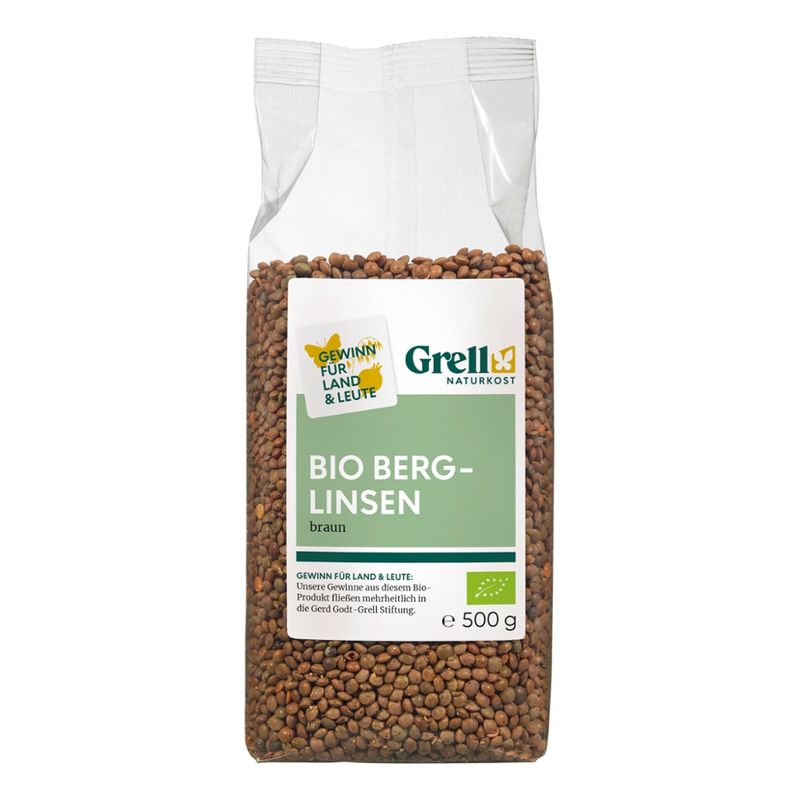 Grell Naturkost Berglinsen braun - Produktbild