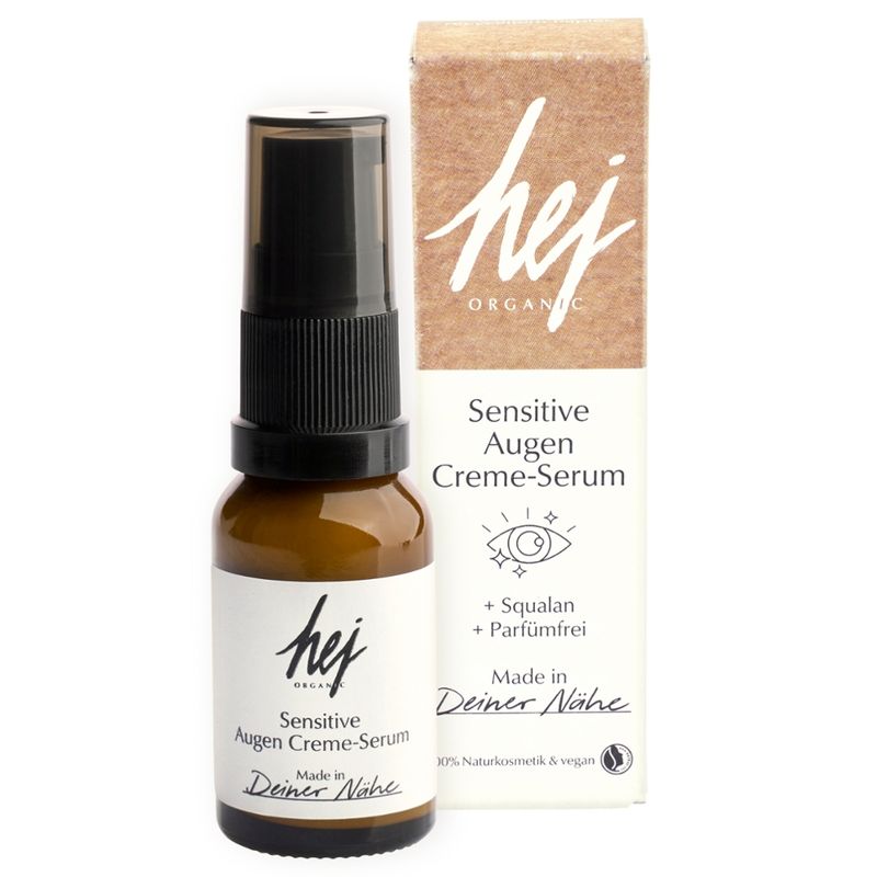 HEJ ORGANIC Sensitive Augen Creme-Serum - Produktbild