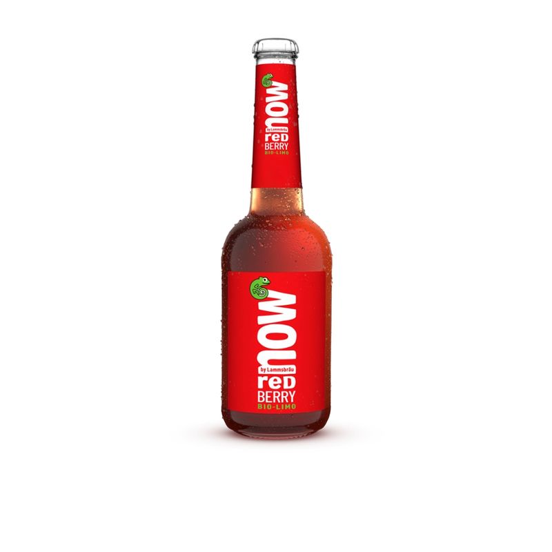 now now Bio Limo Red Berry 0,33l - Produktbild