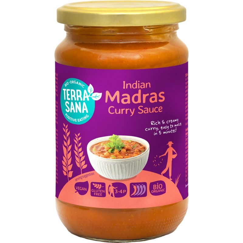 TerraSana Indische Madras Currysauce - Produktbild
