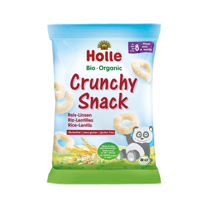 Holle  Bio-Crunchy Snack Reis-Linsen - Produktbild