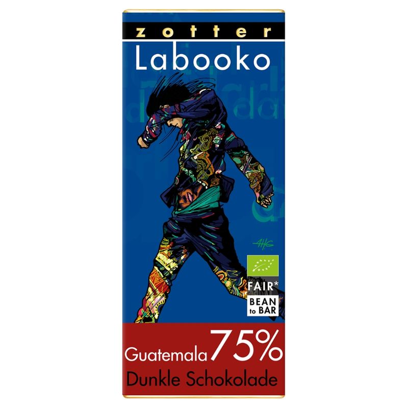 Zotter Schokolade Labooko 75% Guatemala - vegan - Produktbild