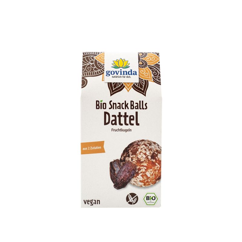 Govinda Bio Snack Balls Dattel Fruchtkonfekt - Produktbild