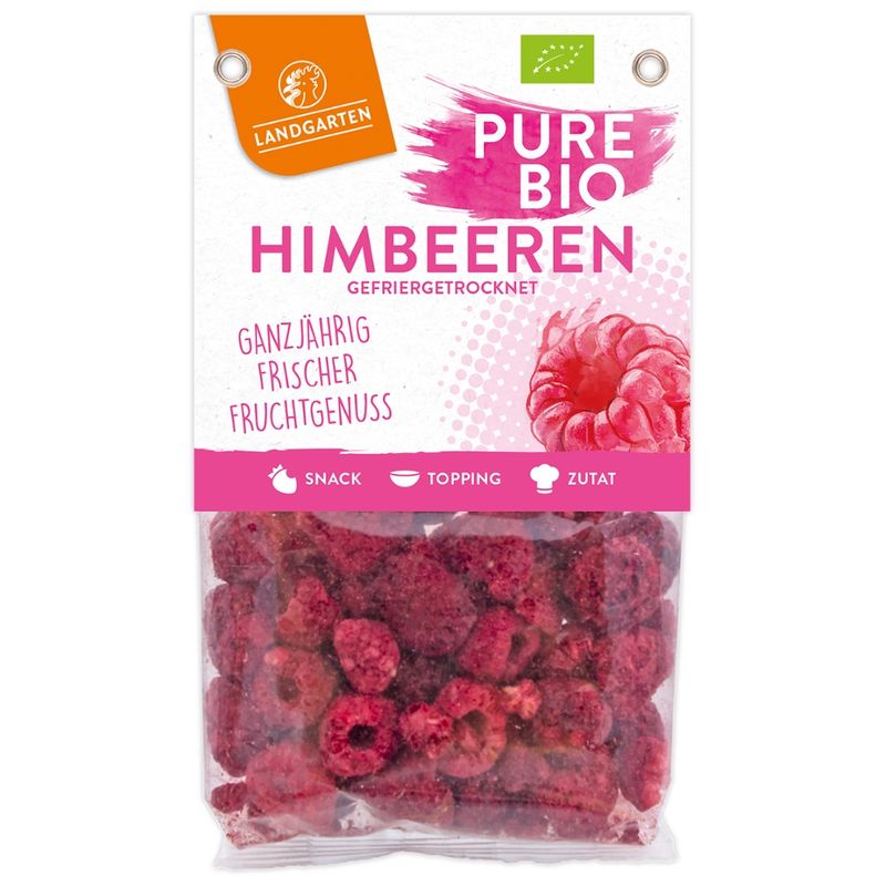 Landgarten Bio Himbeeren gefriergetrocknet 20g - Produktbild