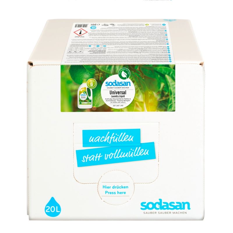 sodasan Laundry Liquid Lime 20l BiB - Produktbild