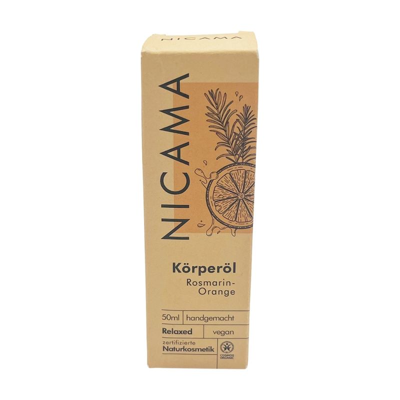 NICAMA NICAMA Körperöl 50ml Rosmarin-Orange - Produktbild