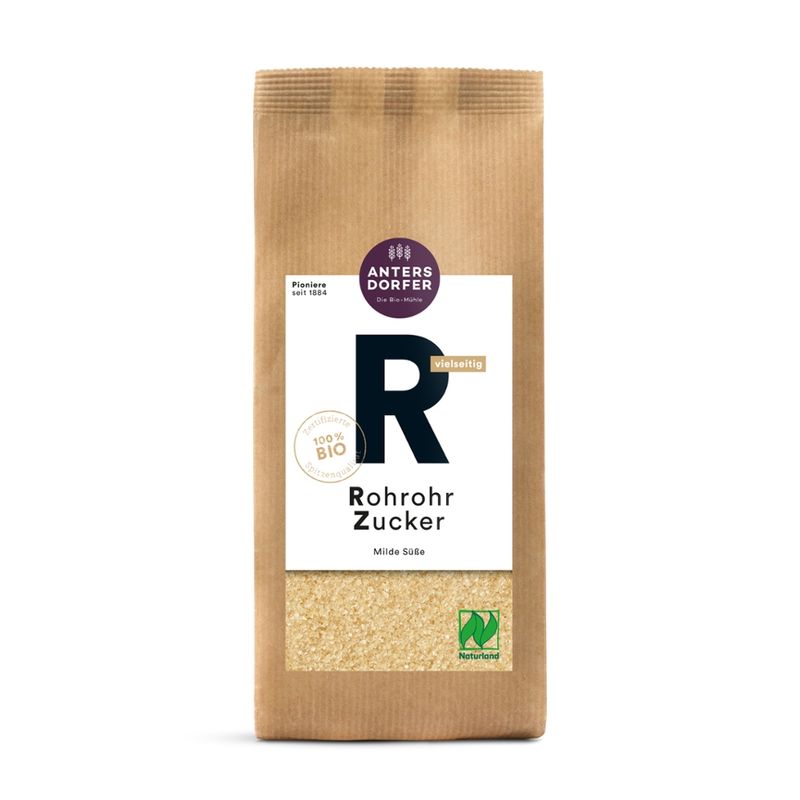 Antersdorfer - Die Bio-Mühle Bio Rohrohr Zucker Pur (Naturland) - Produktbild